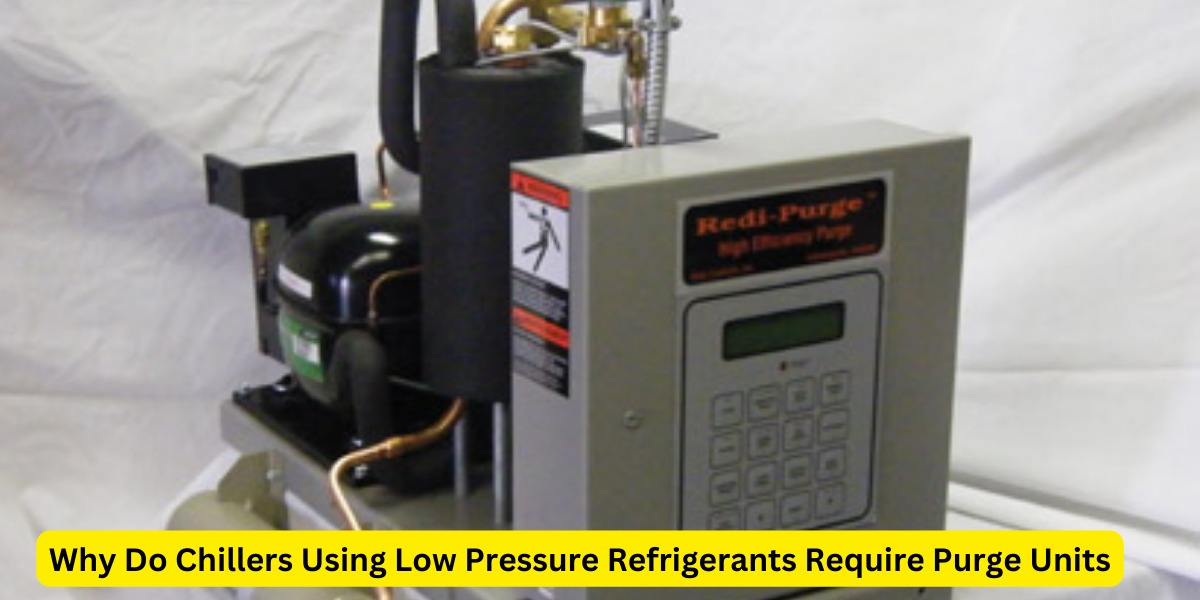 Why Do Chillers Using Low Pressure Refrigerants Require Purge Units?