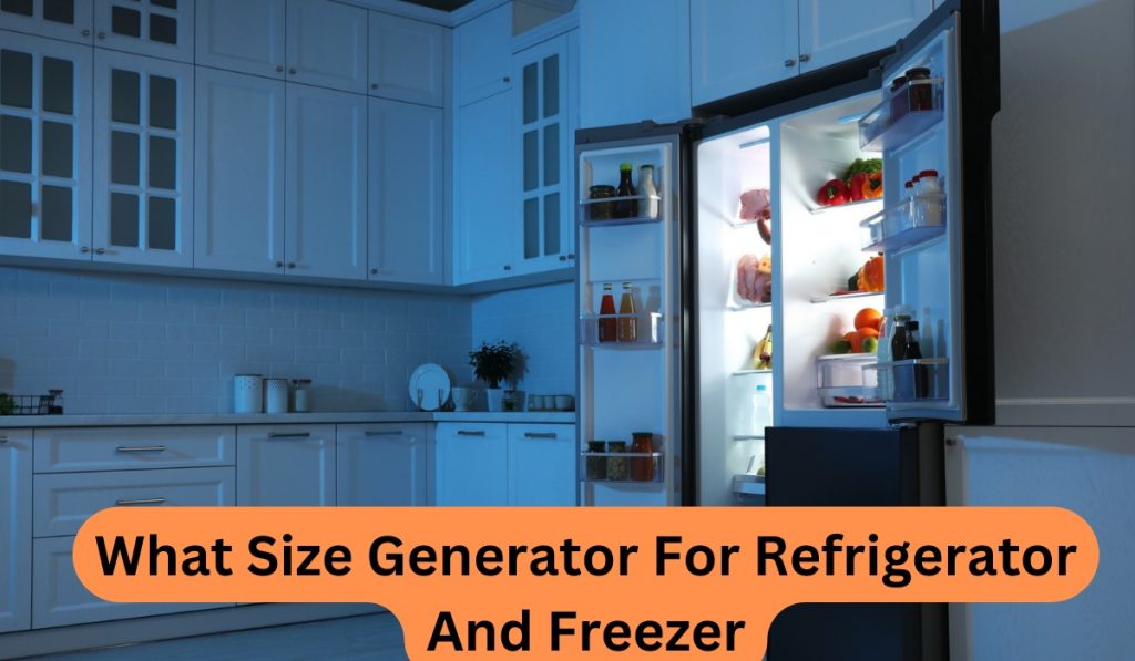 Generator For Refrigerator And Freezer