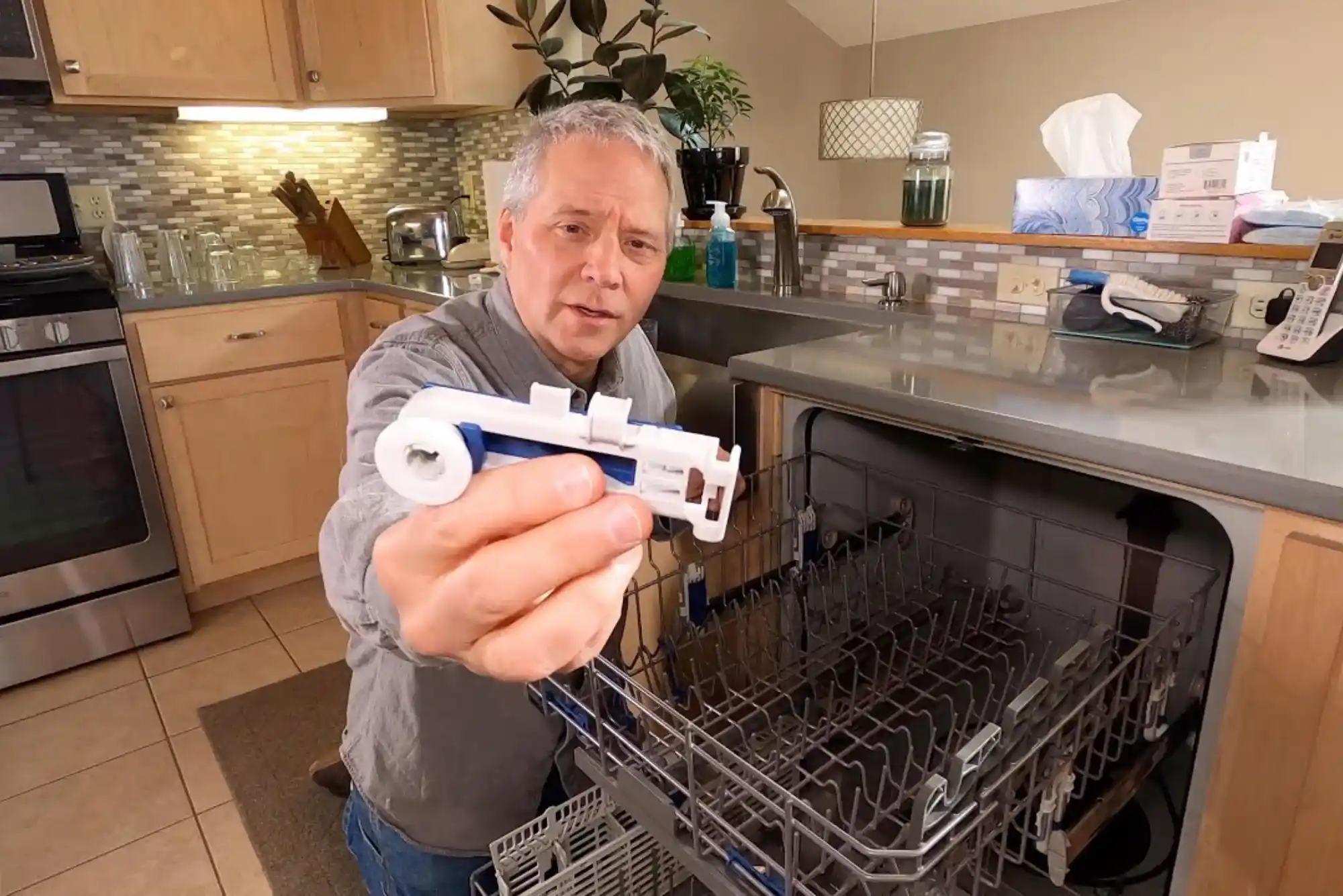 How to Replace a Dishwasher Upper Rack Roller