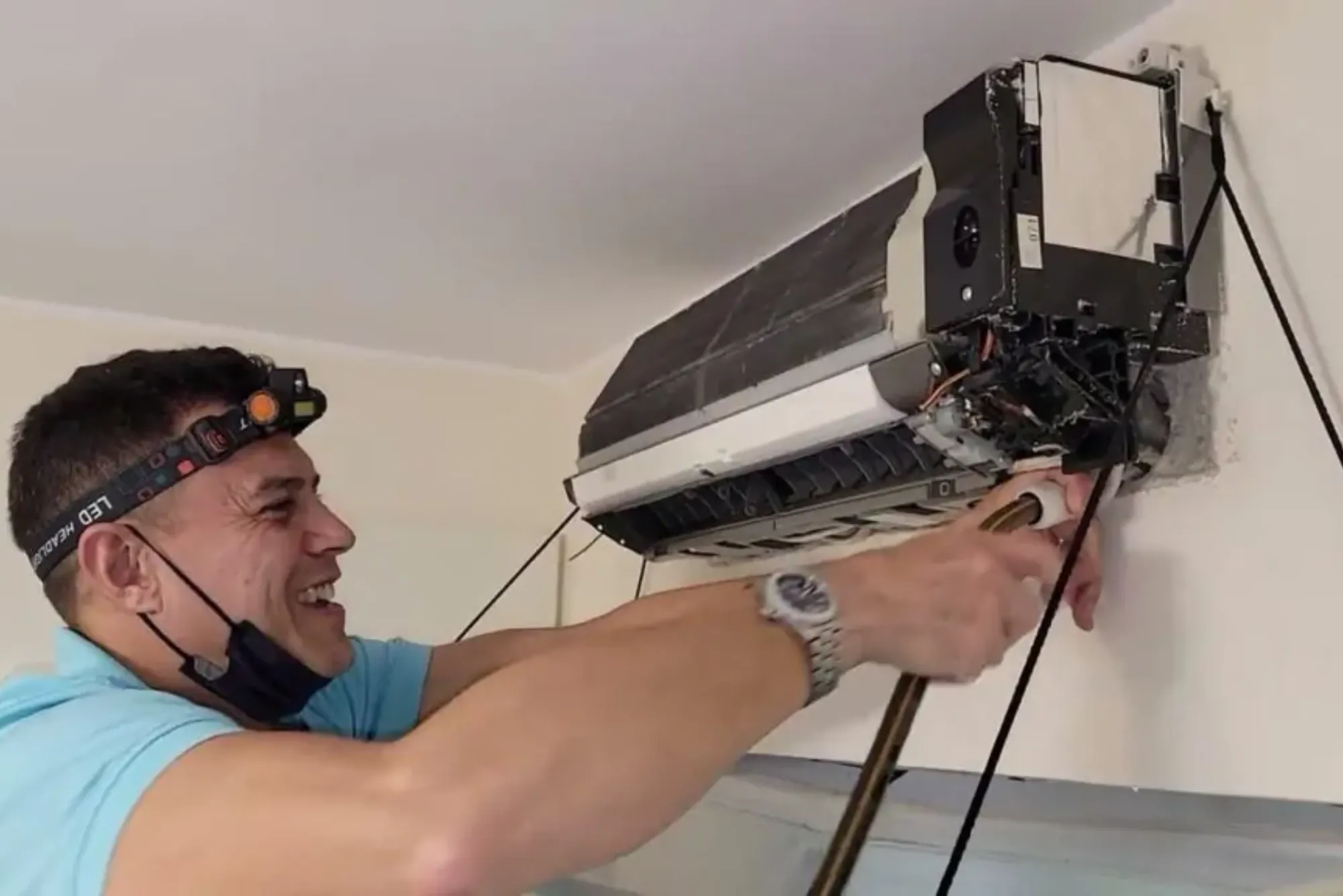 AC Drain Pipe Blockage Repair