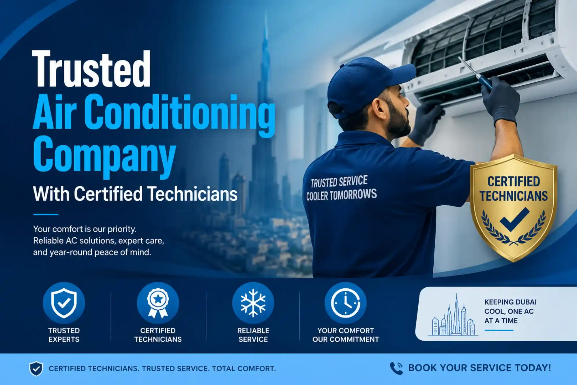 Trusted Air Conditioning Company With Certified Technicians